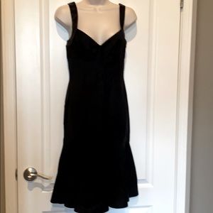 Bebe black form fitting dress